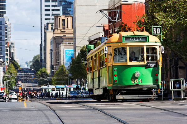 Strassenbahn in Melbourne
