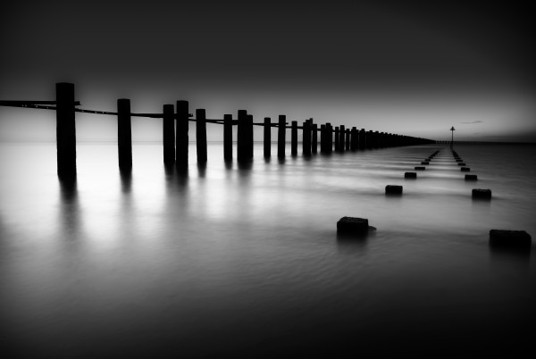 Border of Thames and North Sea in Shoeburyness