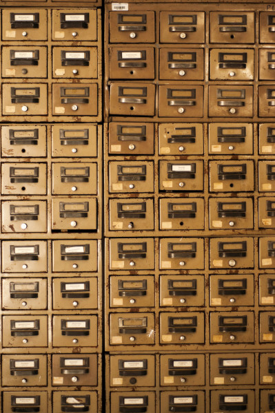 Old Disused Filing Cabinets