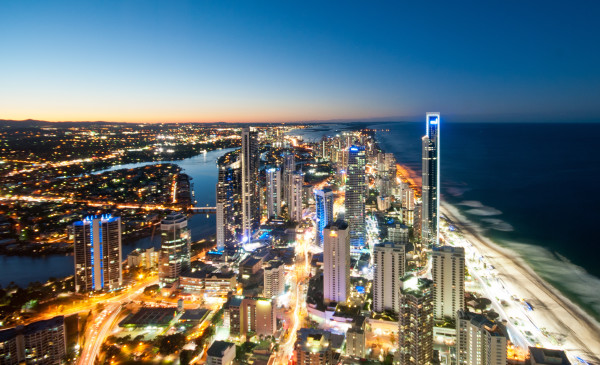 Australia, the Gold coast, Surfers Paradise