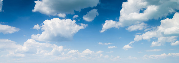 blue sky background with clouds