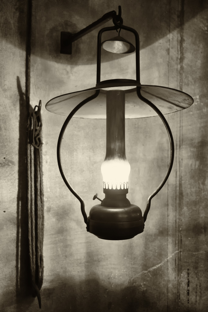 old petroleum lamp
