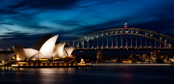 Harbor Bridge Skyline II