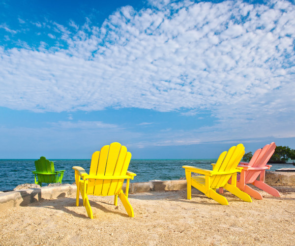 Florida beach lounge chairs