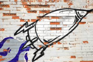 Rocket graffiti Spain