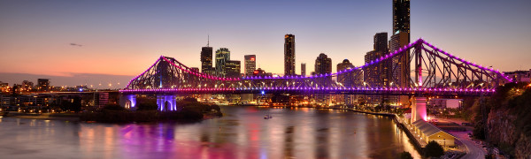 The Story Bridge in Brisbane, QLD – Australia.