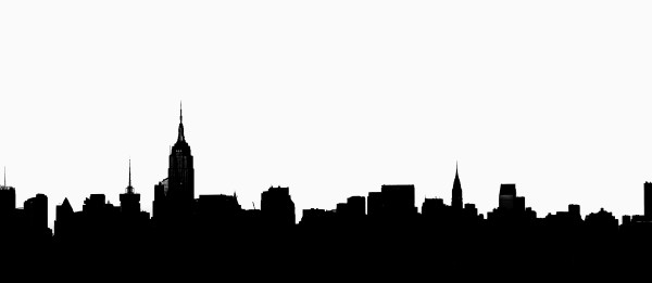 New York City Skyline in Profile
