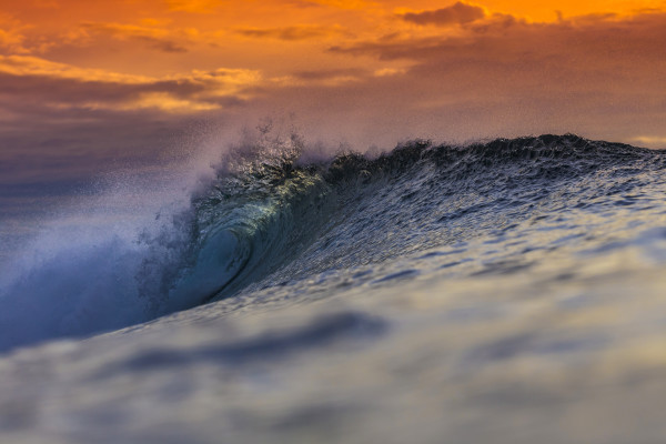 Colored Ocean Wave