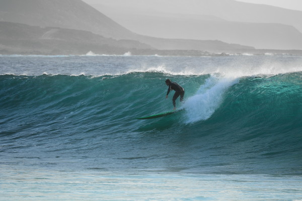 Surfing in Lanzarote
