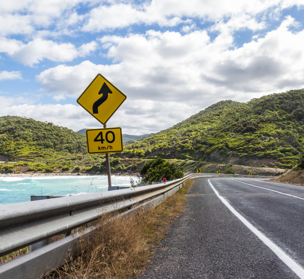 The great ocean road in Australia