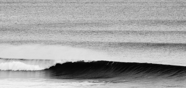 Closeup of a breaking wave