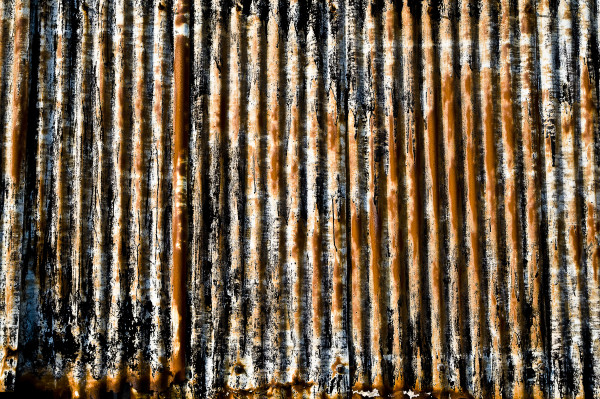 corrugated iron