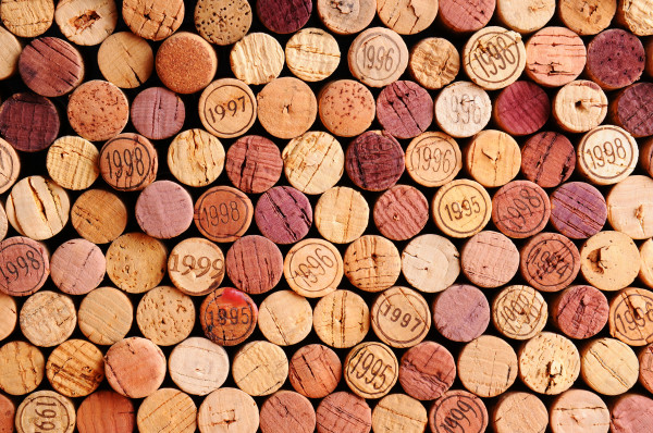 Wall of Wine Corks