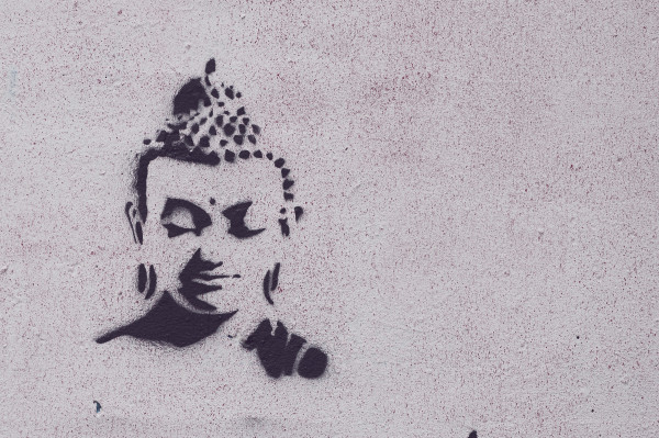 Graffiti bouddha