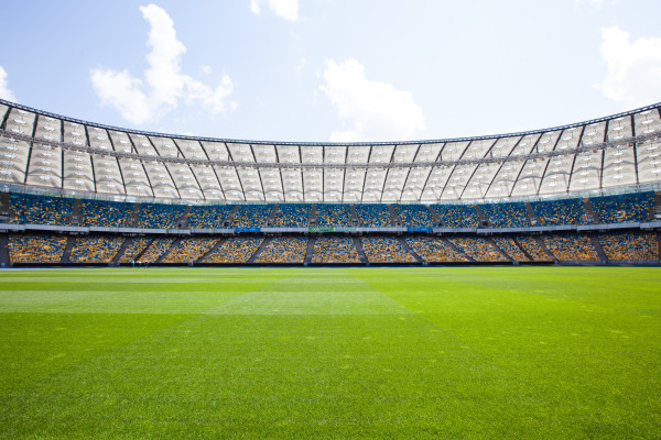 Olympic Stadium in Kiev, where the european football championship in 2012 have been played