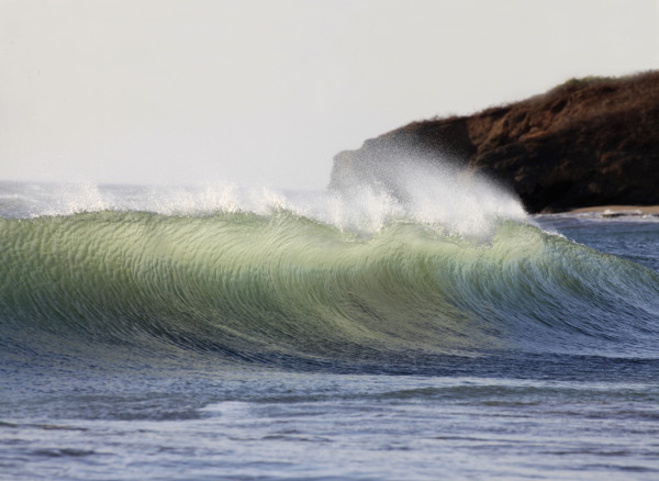 Breaking Waves off the Pacific Coast of Coasta Rica
