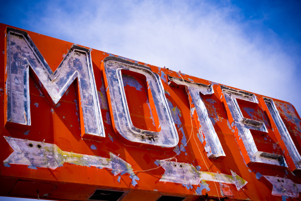 Old Vintage Motel Sign