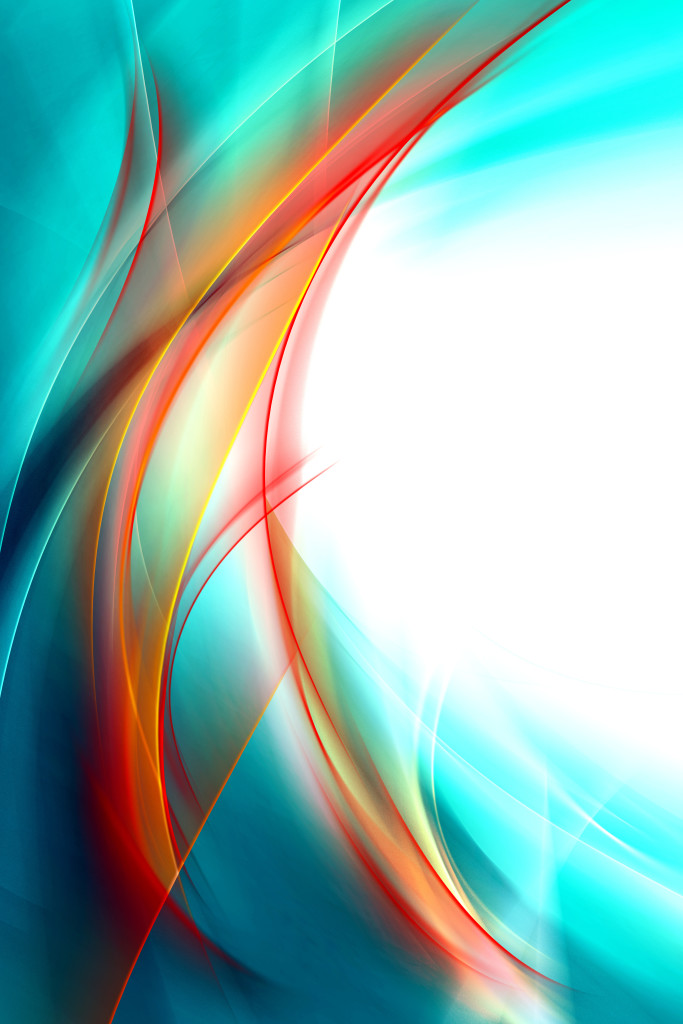 Beautiful Abstract Waves Art Background