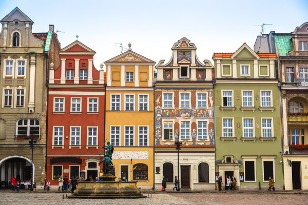 Old market square in Poznan