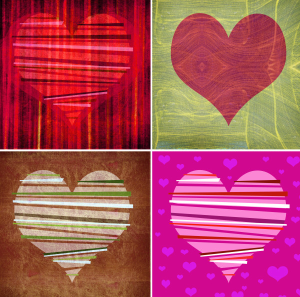 collection of decorative hearts