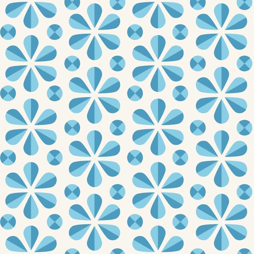 Oragami Style Blue 6382
