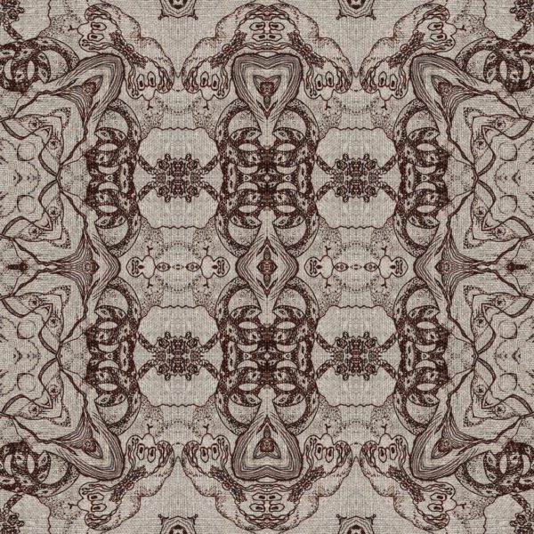 Seamless graphic pattern on canvas