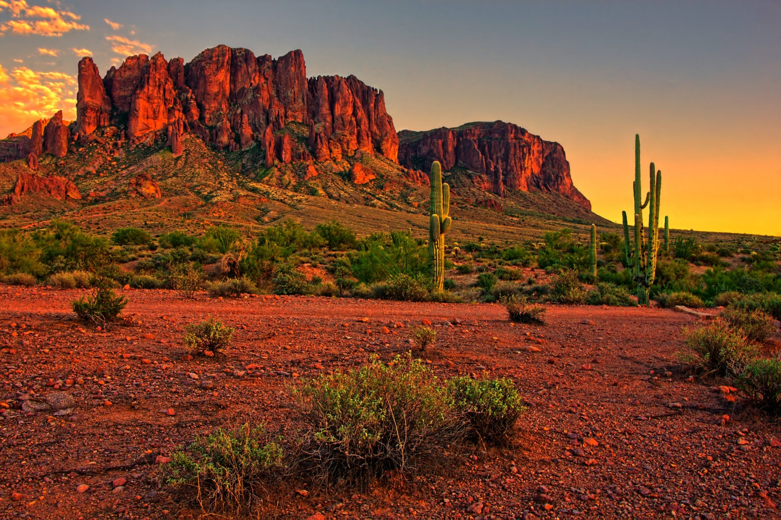 Sunset on the desert dunes  Photography desktop wallpapers 4K HD