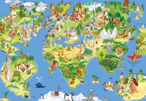 Great and funny World Map