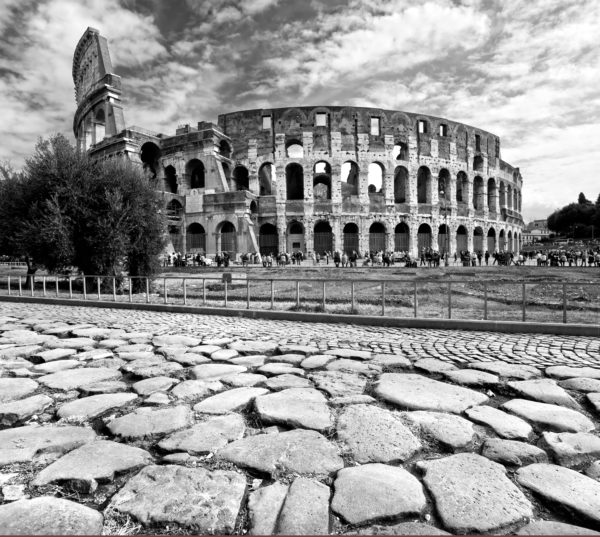 The Majestic Coliseum, Rome, Italy.