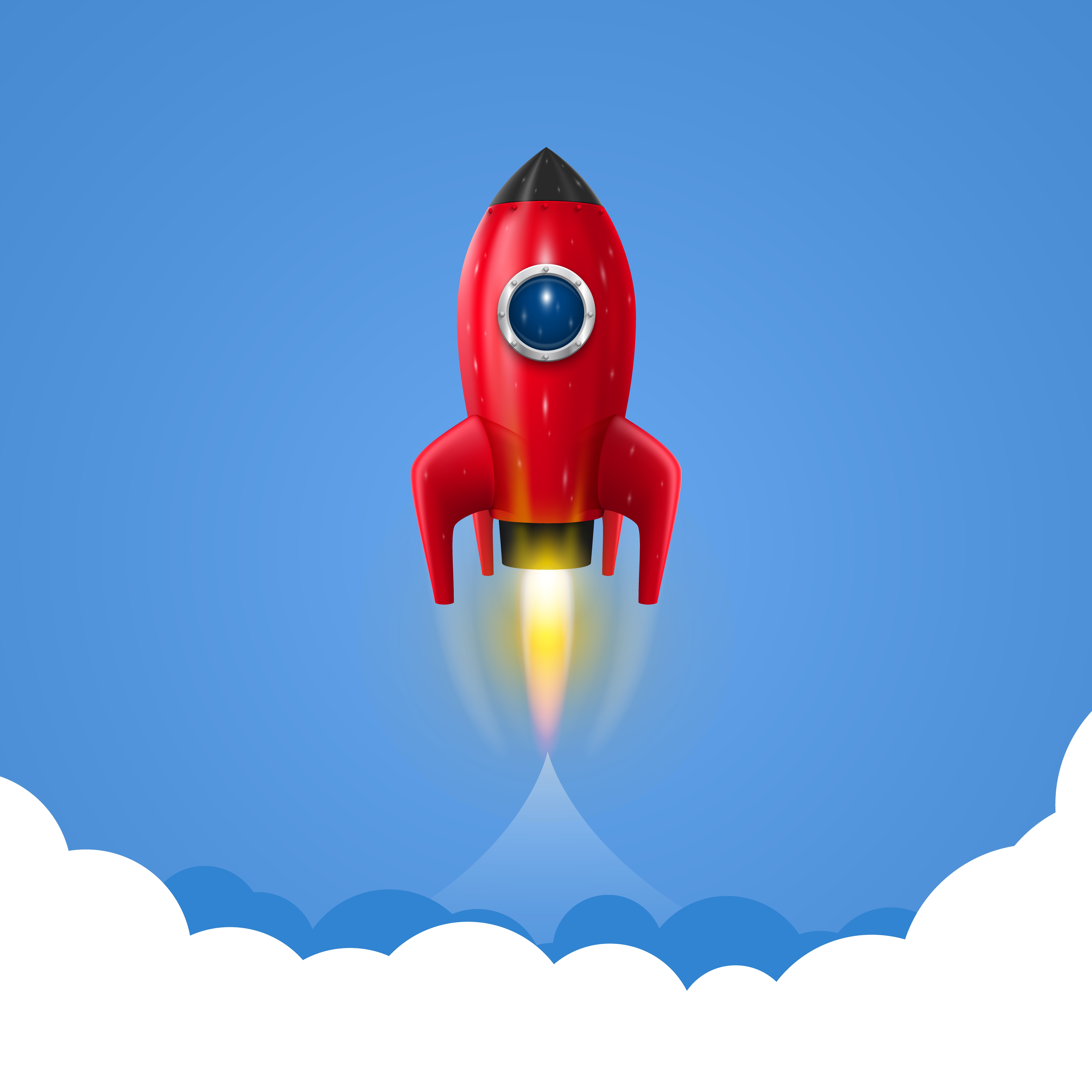 Space Rocket Launch - Easy Lift Off Wallpaper