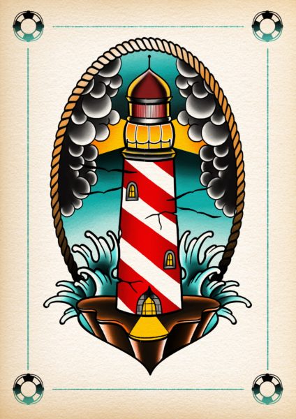 illustration light house