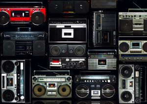 boombox varieties from the 80s