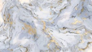 White curly marble
