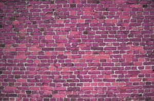 Pink / cerise brick wall (background, wallpaper, bricks)