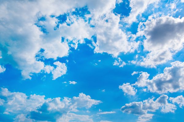 blue sky background with white clouds